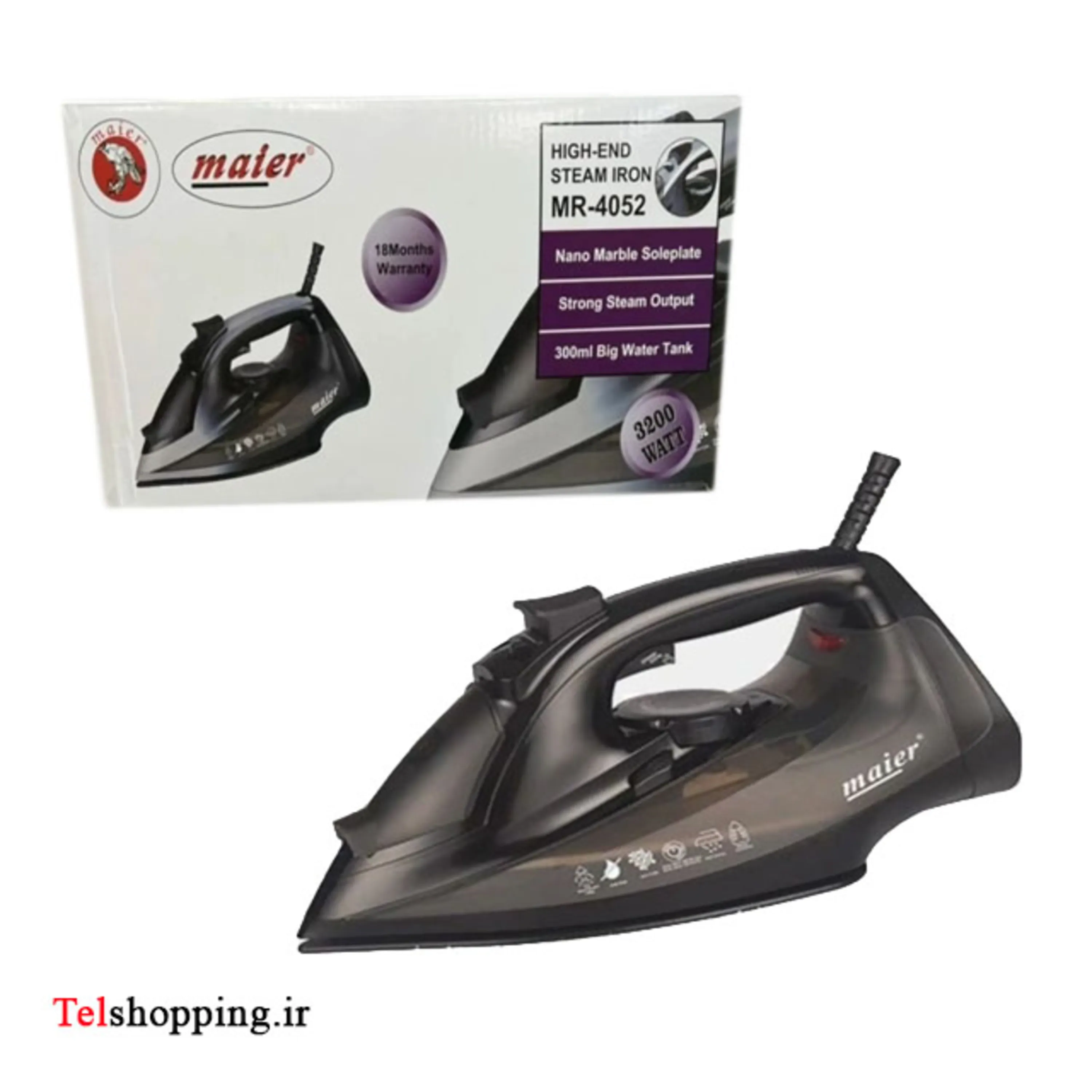 اتو بخار مایر MAIER مدل 4052و MR4051